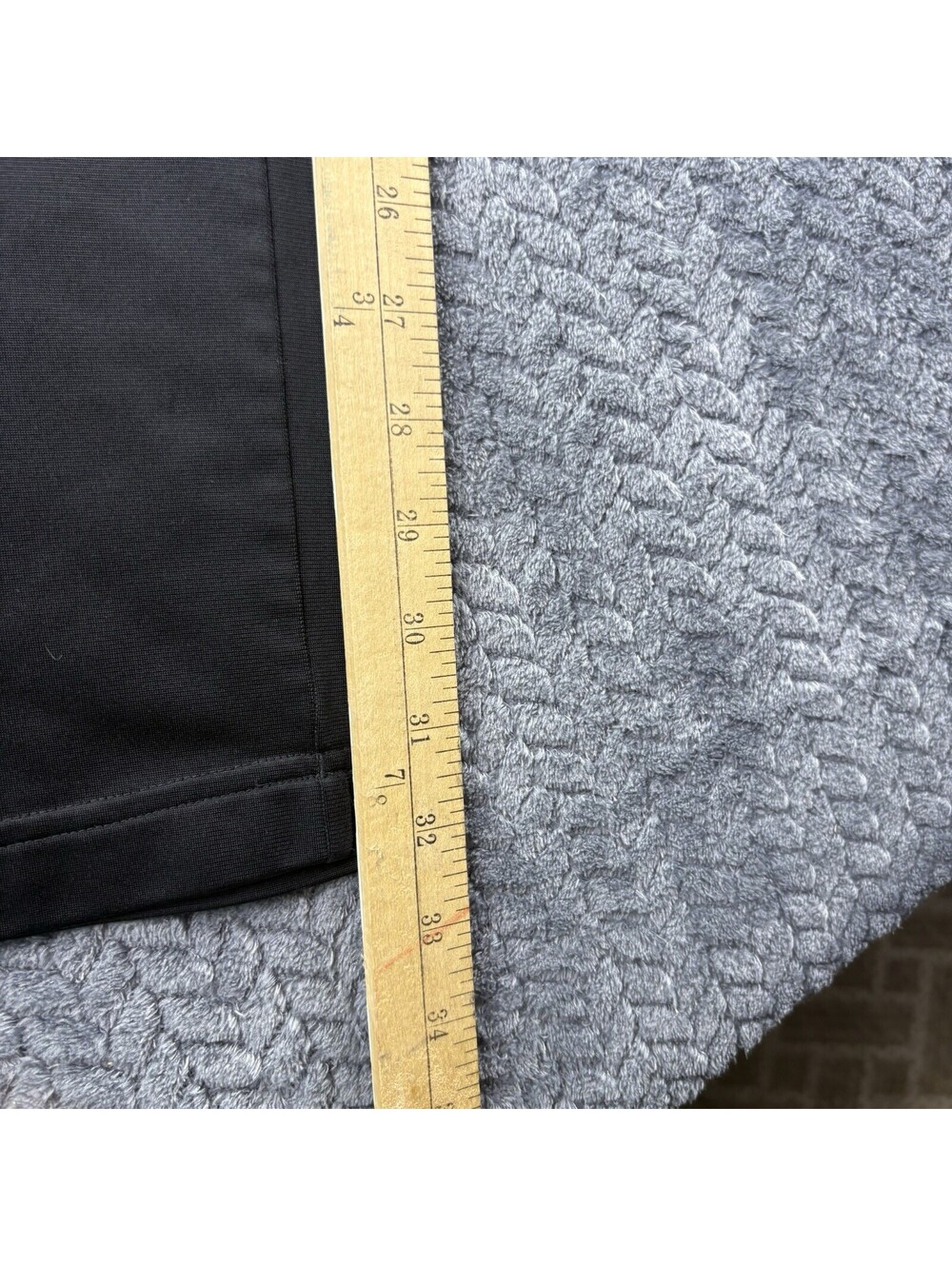 Adidas Track Pants Mens XL Black White 3-Stripe Straight Leg Activewear (0040) - Picture 5 of 7